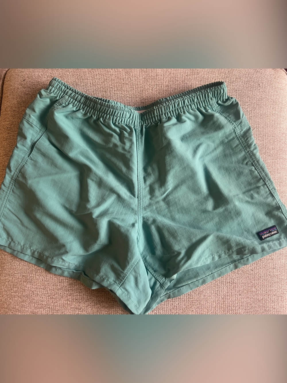 Patagonia Women's Baggie’s Green Athletic Shorts M